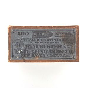 shot_20260622174153 Winchester .22 Long 100 Count Early Metallic Box (empty)
