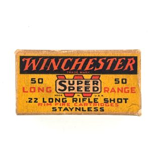 Winchester, Super Speed, .22 Long Rifle Shot, 1 Piece Box