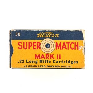 Western, Super Match Mark II, .22 Long Rifle, 1 Piece Box