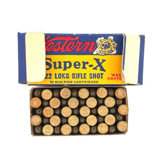 Western, Super-X, 22. Long Rifle Shot, 1 Piece Box