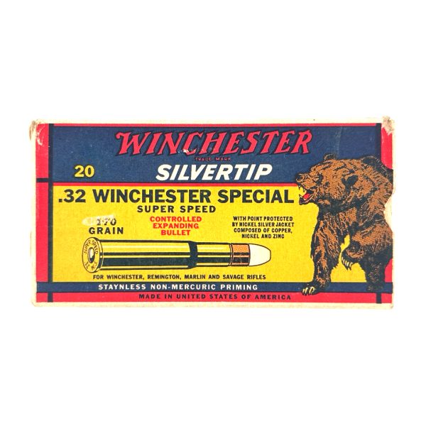 shot_20260622214509 Winchester SilverTip, .32 Winchester Special, Bear, 1 Piece Box