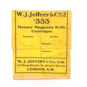 W.J. Jeffery .333, Sealed 2 Piece Box