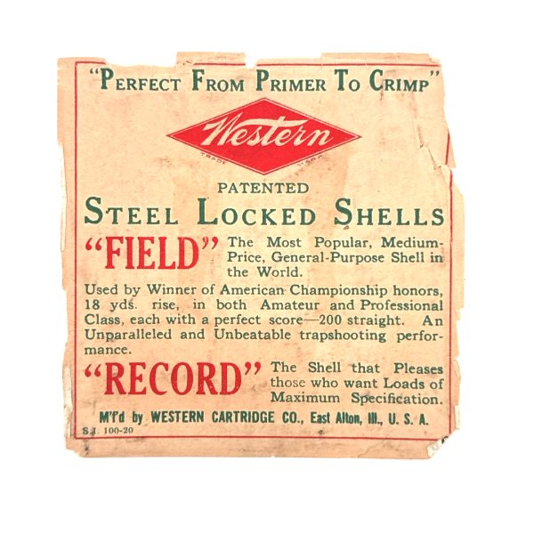 Western, American Champions, Shell Box Paper Insert