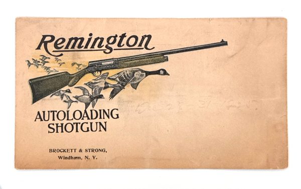 Remington, Shotgun with Geese, Envelope