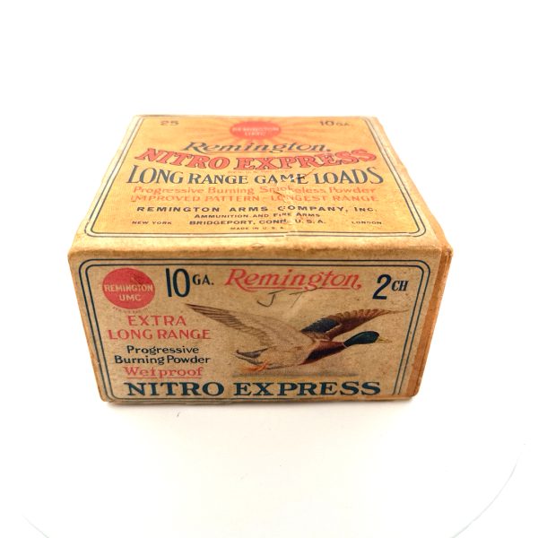 Remington, Nitro Express, 10 Gauge, 2 chilled Shot Size, 2 Piece Box (Empty)