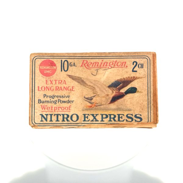 Remington, Nitro Express, 10 Gauge, 2 chilled Shot Size, 2 Piece Box (Empty)