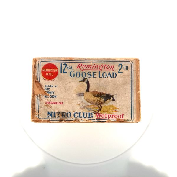 Remington, Nitro Club, Goose Load, 12 Gauge, #2 chilled Shot Size, 2 Piece Box (Empty)
