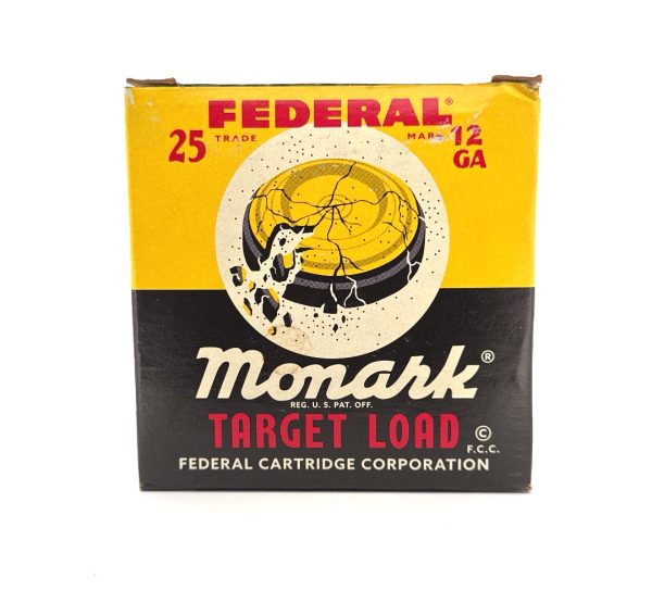 Federal, Monark, 12 Gauge, #8 Shot, 100 Year Commemorative Shotgun Shell 1 Piece Box