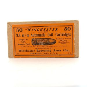 Winchester, 9.8mm ACP, Metal Patch, Sealed 2 Piece Box
