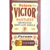 Peters, Victor, 12 Gauge, Shotgun Shell Box, New old Stock Label