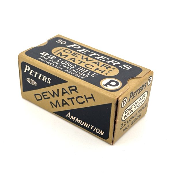 Peters, Dewar Match, .22 Long Rifle, 1 Piece Box