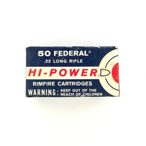 Federal, Hi-Power, .22 Long Rifle, 1 Piece Box
