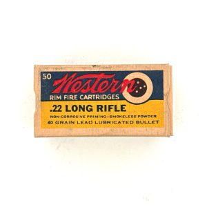 Western, BullsEye, .22 Long Rifle, 1 Piece Box