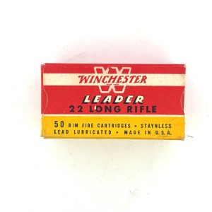 Winchester, Leader, .22 Long Rifle, 1 Piece Box