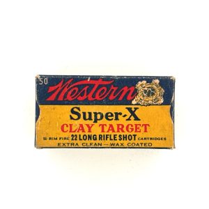 Western, Super-X, Clay Target, .22 Long Rifle, 1 Piece Box