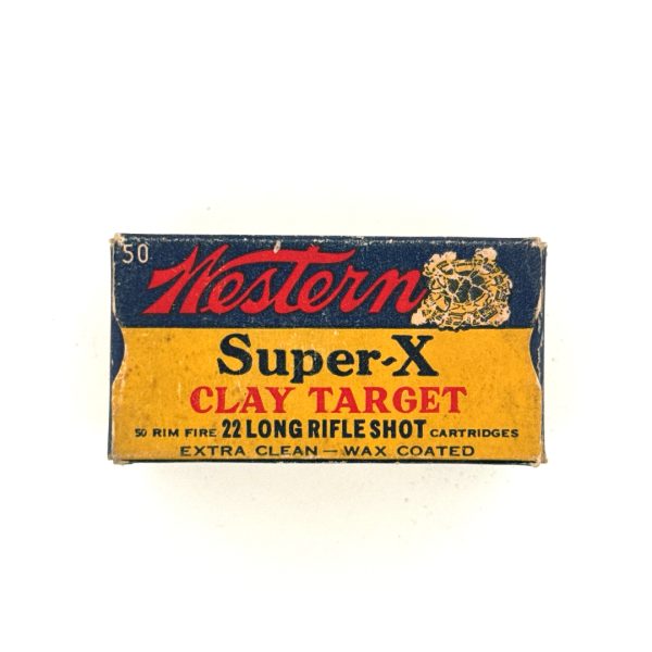 Western, Super-X, Clay Target, .22 Long Rifle, 1 Piece Box
