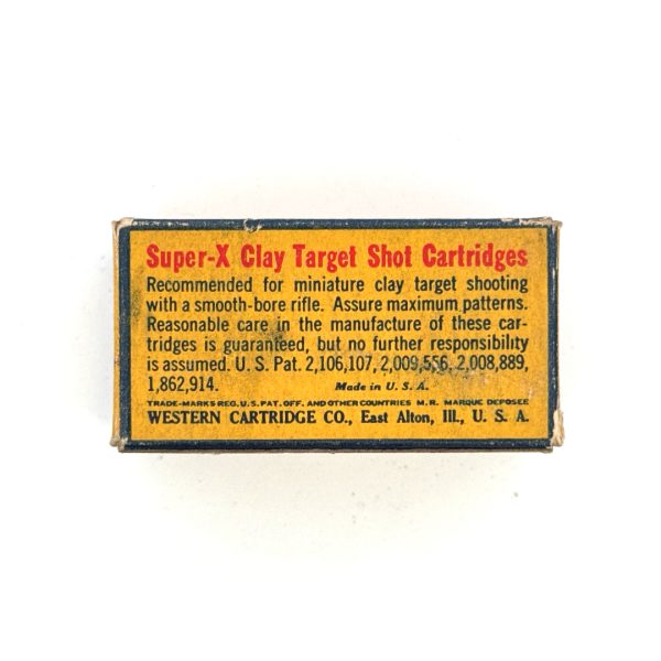 Western, Super-X, Clay Target, .22 Long Rifle, 1 Piece Box