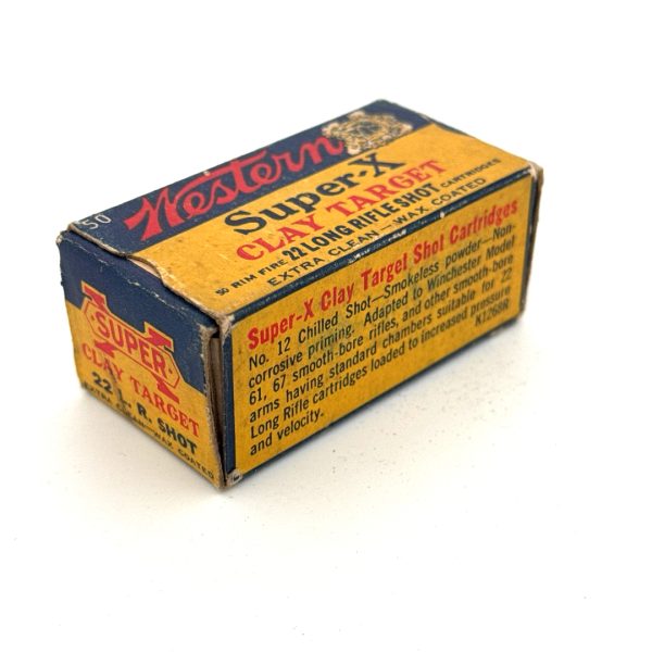 Western, Super-X, Clay Target, .22 Long Rifle, 1 Piece Box