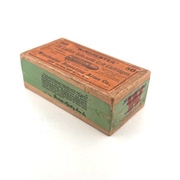 Winchester, .38 ACP, Full Patch, Sealed 2 Piece Box