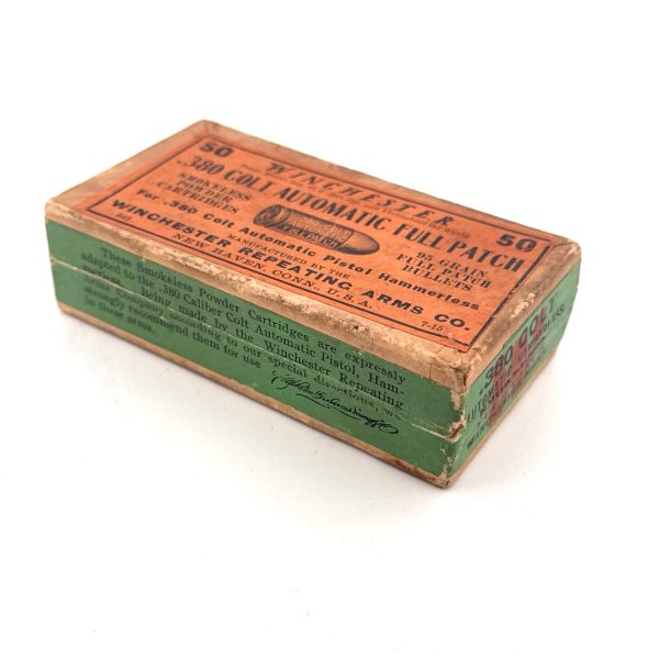 Winchester, Full Patch, .380 ACP, 2 Piece Box