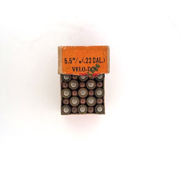 Winchester, Staynless Full Patch, 5.5mm Velo-Dog, 2 Piece Box