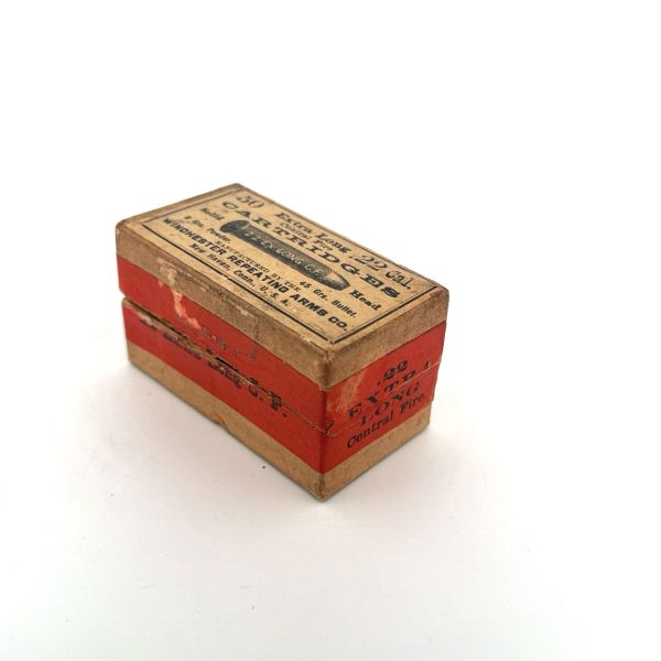 Winchester, Early Center Fire, .22 Extra Long CF, 2 Piece Box (AKA 22 Maynard)