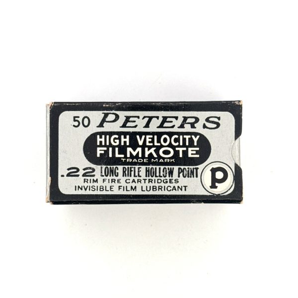 Peters, HV Filmkote, .22 Long Rifle Hollow Point, 1 Piece Box