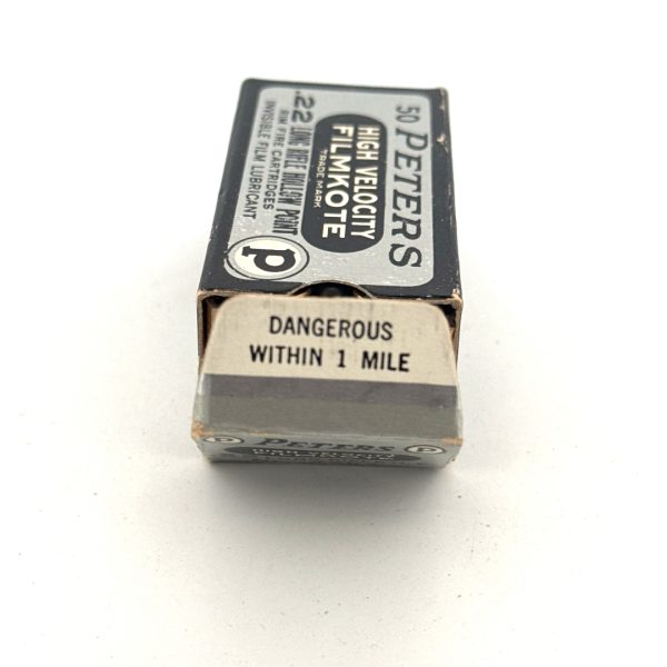 Peters, HV Filmkote, .22 Long Rifle Hollow Point, 1 Piece Box
