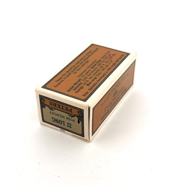Peters, High Velocity, .22 Long, 1 Piece Box
