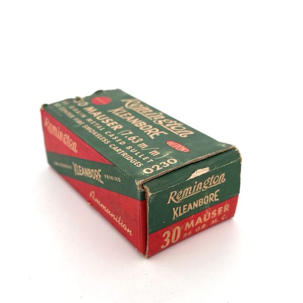 Remington, Kleanbore, .30 Mauser, 1 Piece Box