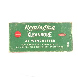 Remington, Kleanbore, .33 Winchester, 1 Piece Box