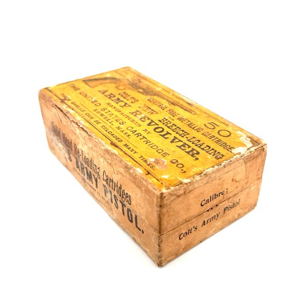 U.S. Cartridge Company, .1870s, .44 Colt, Sealed 2 Piece Box