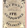 Dupont, Superfine FFF, Powder Tin, 1 lbs (Empty)