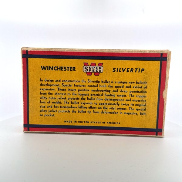 Winchester, SilverTip, Bear Box, .30-40 Krag, 1 Piece Box