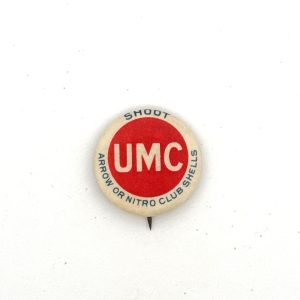 UMC, Shoot Arrow or Nitro Club Shells, PinBack
