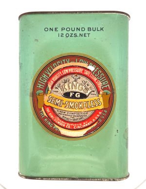Kings, Powder Tin, 1 Lbs Size, (Empty)