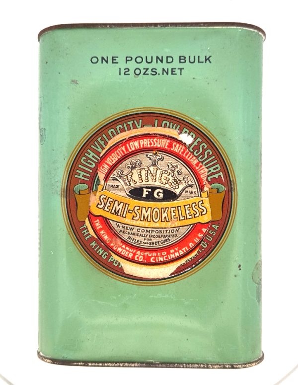 Kings, Powder Tin, 1 Lbs Size, (Empty)