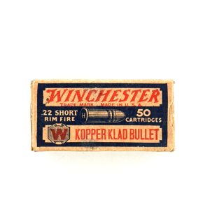 Winchester, Kopper Klad, .22 Short, 1 Piece Box