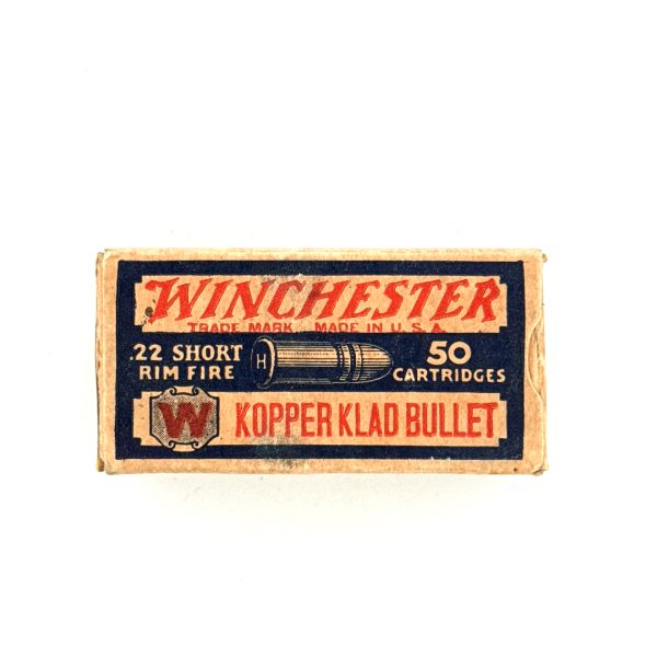 Winchester, Kopper Klad, .22 Short, 1 Piece Box