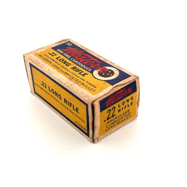 Western, "Bullseye" , .22 Long Rifle, 1 Piece Box