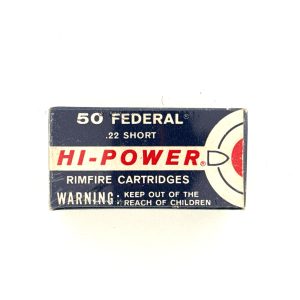 Federal, HI-Power, .22 Short, 1 Piece Box