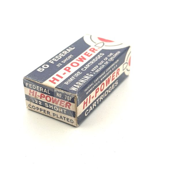 Federal, HI-Power, .22 Short, 1 Piece Box