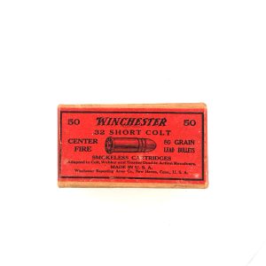 shot_20260706082029 Winchester, Smokeless, .32 Short Colt, 2 Piece Box (Partial)