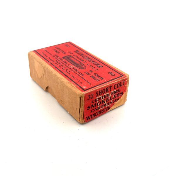 Winchester, Smokeless, .32 Short Colt, 2 Piece Box (Partial)