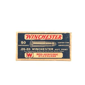 Winchester, Staynless, .25-20 WCF Soft Point, 1 Piece Box