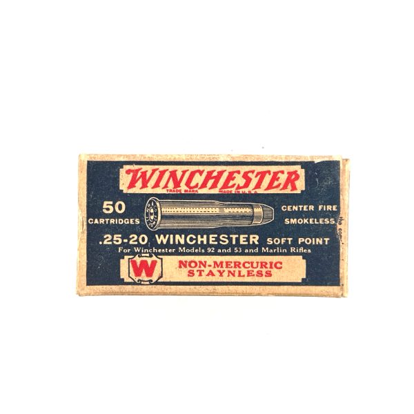 Winchester, Staynless, .25-20 WCF Soft Point, 1 Piece Box