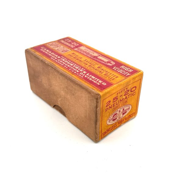 Dominion CIL, Super-Clean, .25-20 WCF High Velocity, 2 Piece Box