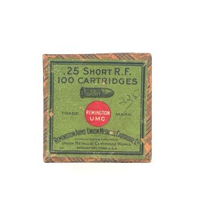 Remington, Black Powder, .25 Short RF (Bacon & Bliss) 2 Piece Box (Sealed)
