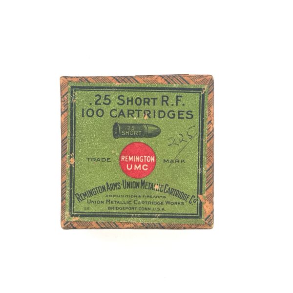 Remington, Black Powder, .25 Short RF (Bacon & Bliss) 2 Piece Box (Sealed)