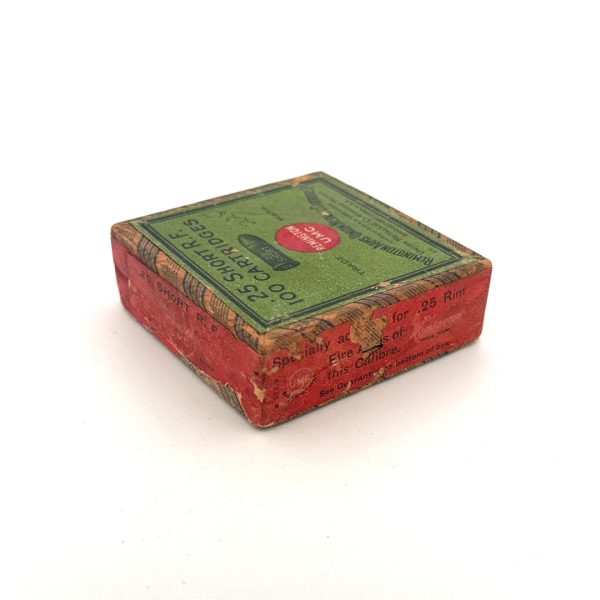 Remington, Black Powder, .25 Short RF (Bacon & Bliss) 2 Piece Box (Sealed)